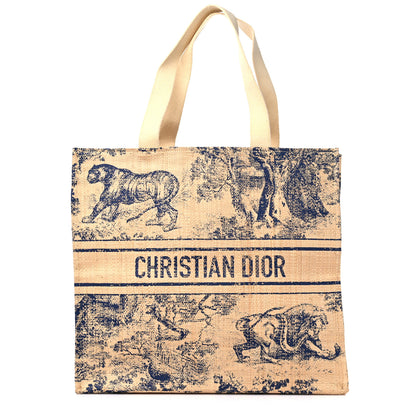 Christian Dior Straw Dioriviera Tote Beige 1 of 7