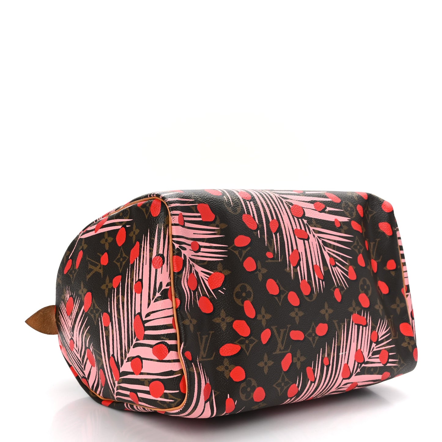 Monogram Jungle Dots Speedy 30 Sugar Pink Poppy