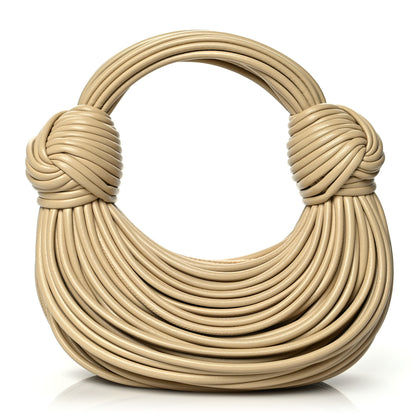 Bottega Veneta Nappa Mini Tubular Double Knot Porridge 1 of 9