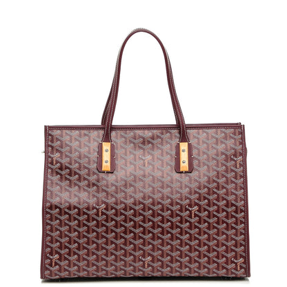Goyard Goyardine Marquises Tote Burgundy 1 of 6