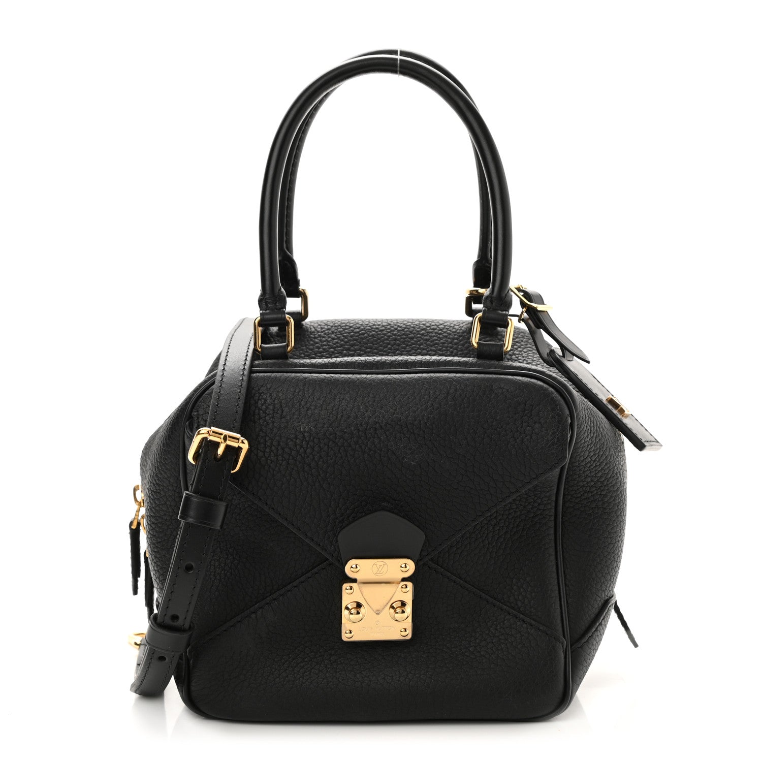 Louis Vuitton Taurillon Neo Square Bag Black 1 of 7