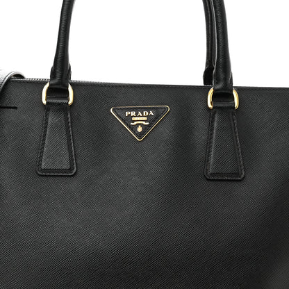Prada Saffiano Large Galleria Double Zip Tote Black 7 of 16