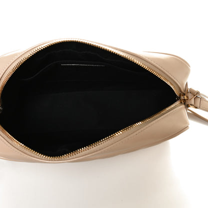 Saint Laurent Calfskin Matelasse Monogram Lou Camera Bag Nude Powder 5 of 11