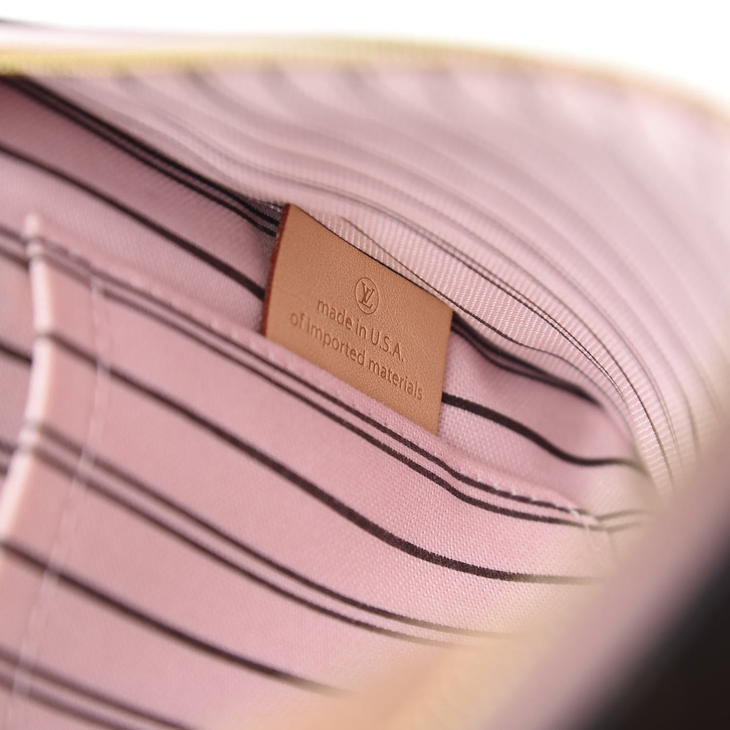 Monogram Neverfull MM GM Pochette Rose Ballerine