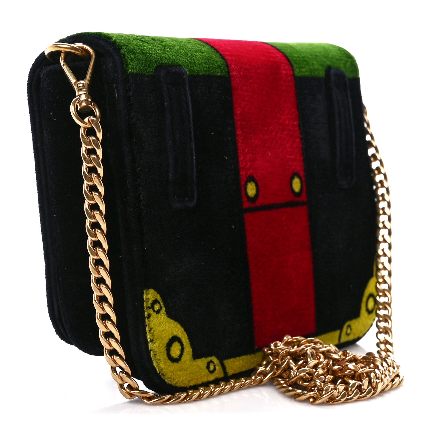 Velvet Cahier Belt Bag Black