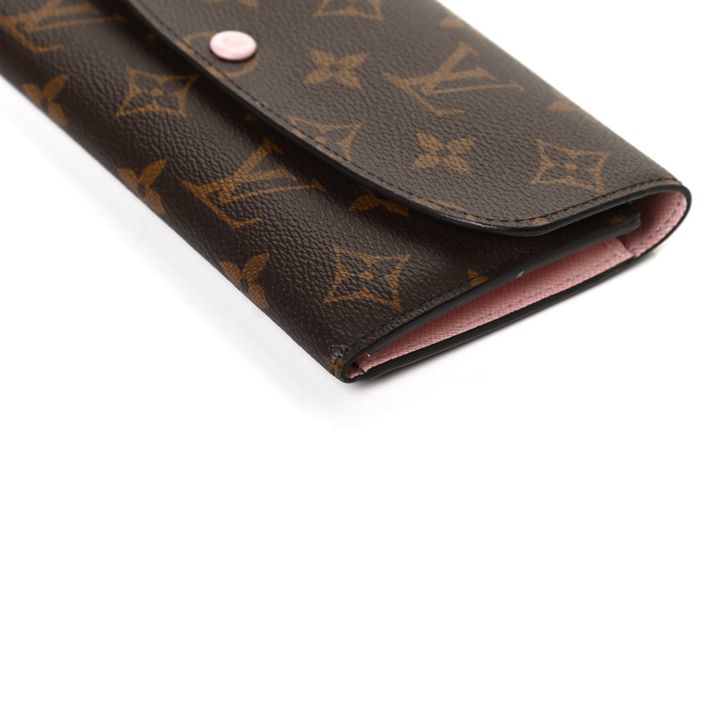Monogram Emilie Wallet Rose Ballerine