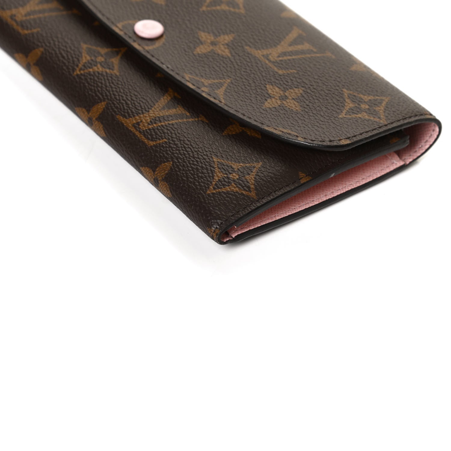 Louis Vuitton Monogram Emilie Wallet Rose Ballerine 9 of 11
