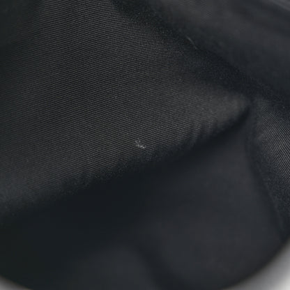 Saint Laurent Grain De Poudre West Hollywood Monogram Fold Over Clutch Black 8 of 9