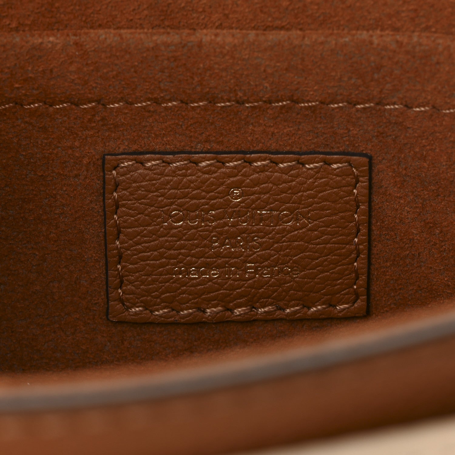 Louis Vuitton Grained Calfskin Lockme Tender Chataigne 11 of 17