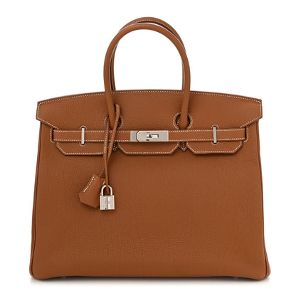 Hermes Togo Birkin 35 Gold 1 of 12