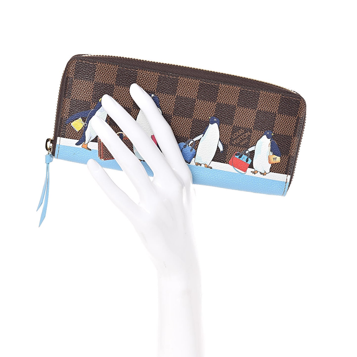 Damier Ebene 2017 Christmas Animation Clemence Wallet