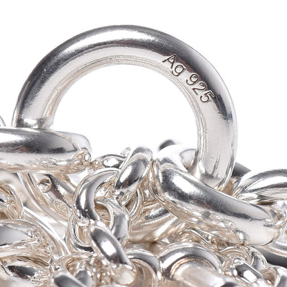 Hermes Sterling Silver Crescendo Necklace 7 of 7