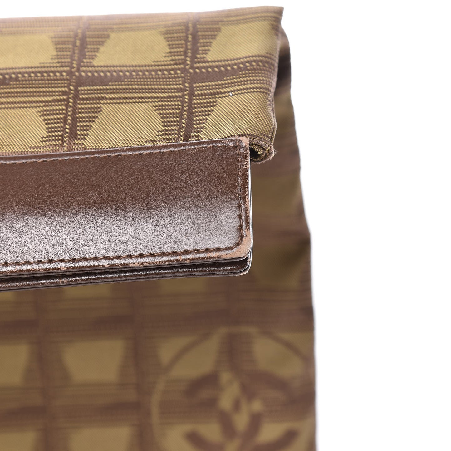 Nylon Travel Pouch Brown