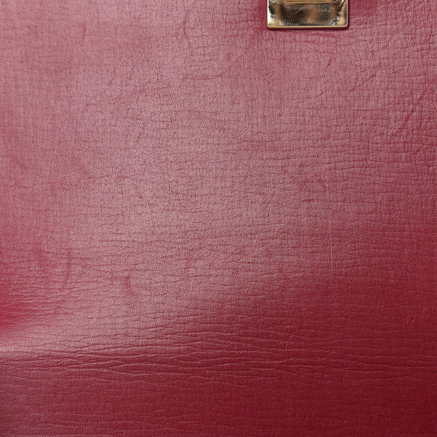 Textured Calfskin Mini Pandora Box Crossbody Bag Magenta