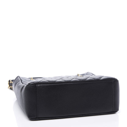 Chanel Caviar Quilted Petit Shopping Tote PST Black 3 of 10