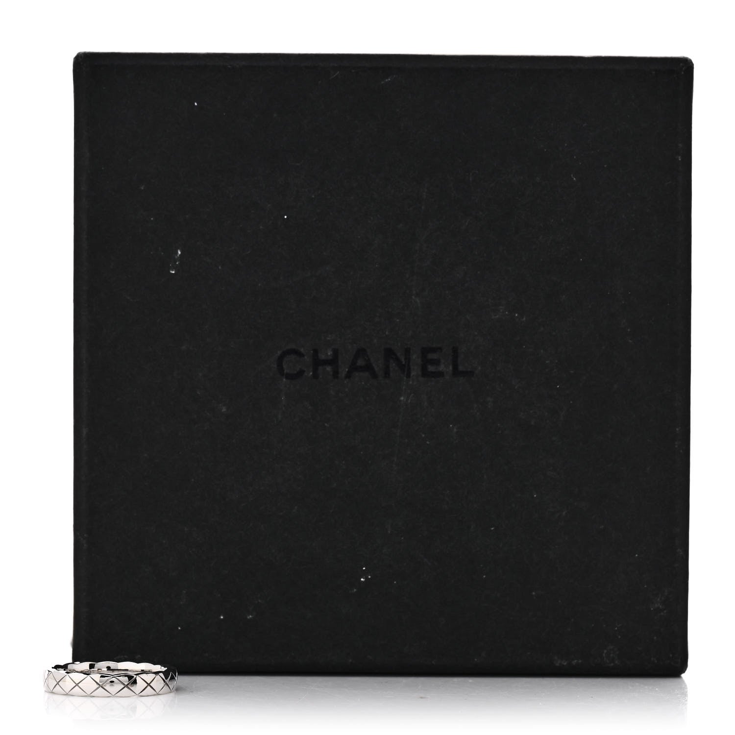 Chanel 18K White Gold Mini Coco Crush Ring 49 4.75 5 of 5