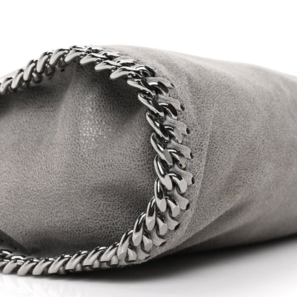 Stella McCartney Shaggy Deer Mini Falabella Fold Over Tote Light Grey 7 of 8