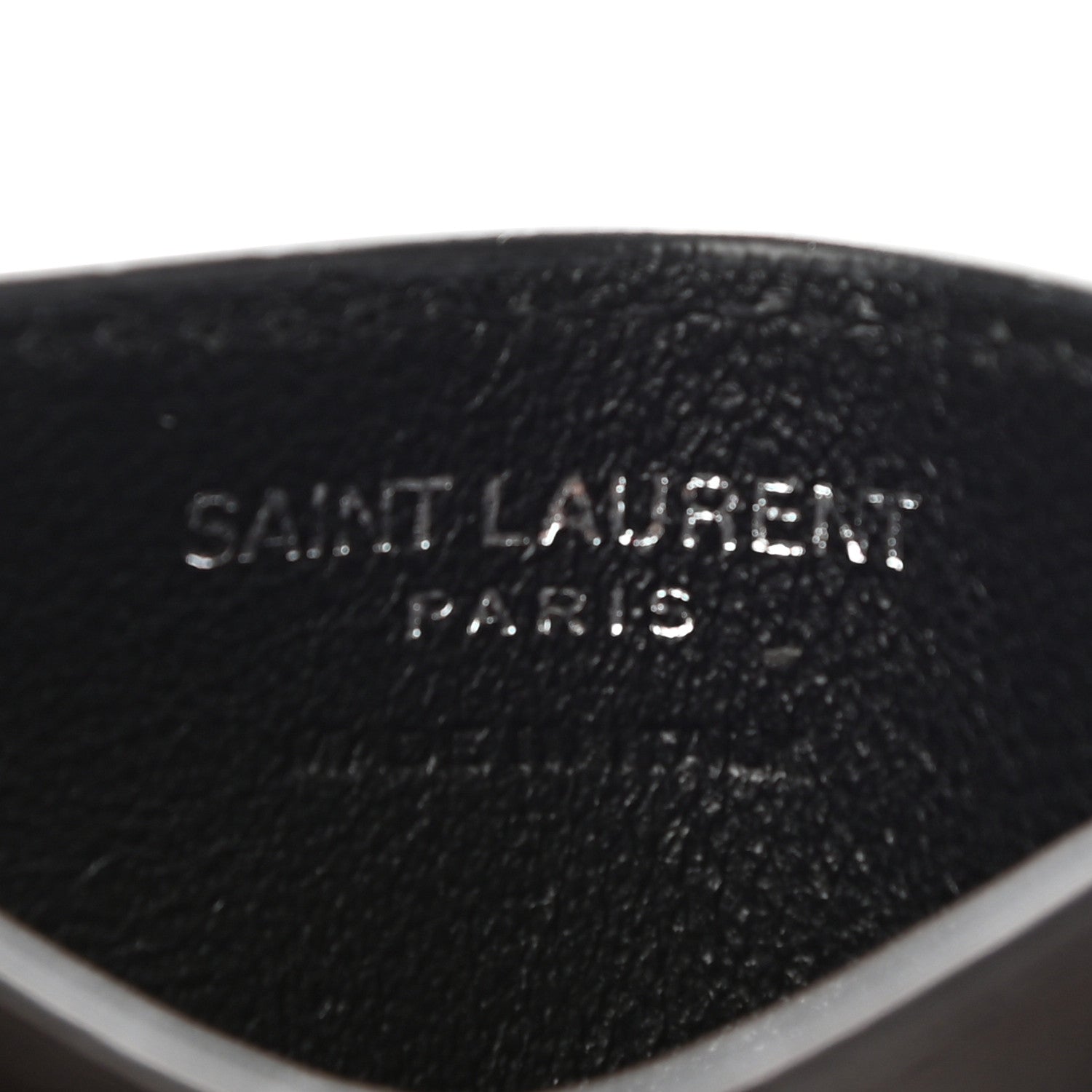 Saint Laurent Calfskin Y Quilted Monogram LouLou Credit Card Case Black 6 of 7