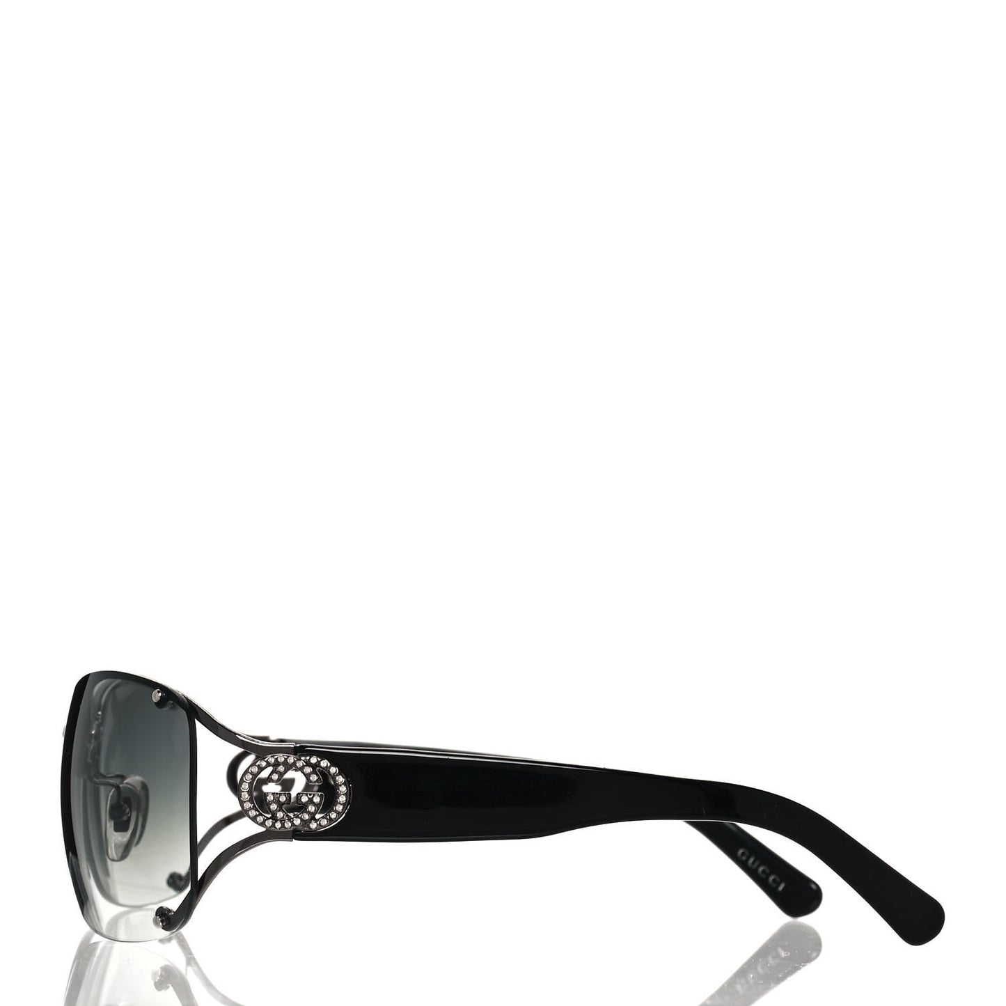 Crystal GG Sunglasses 2820 Black