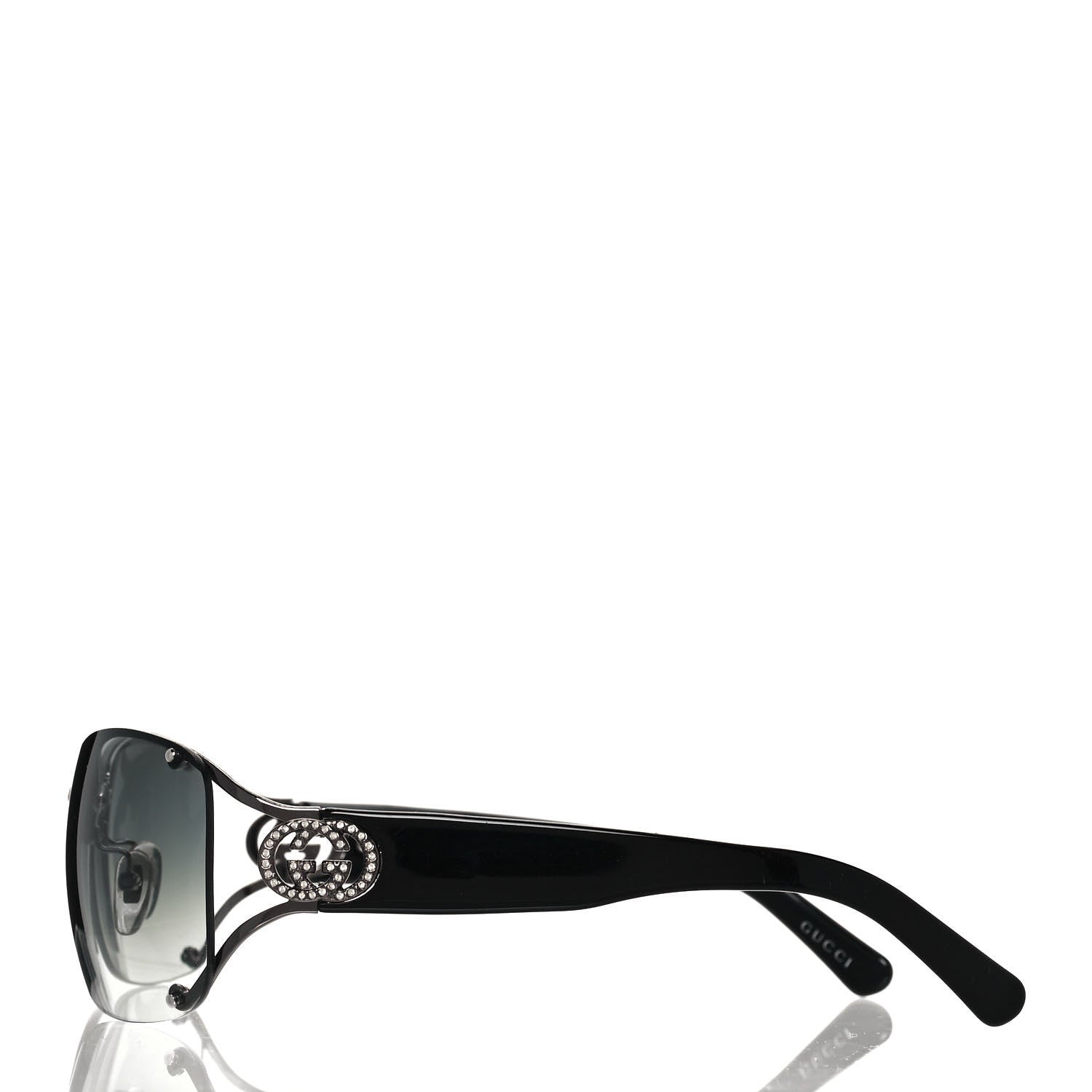 Gucci Crystal GG Sunglasses 2820 Black 3 of 7