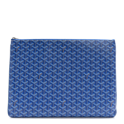 Goyard Goyardine Senat Pochette GM Sky Blue 1 of 10
