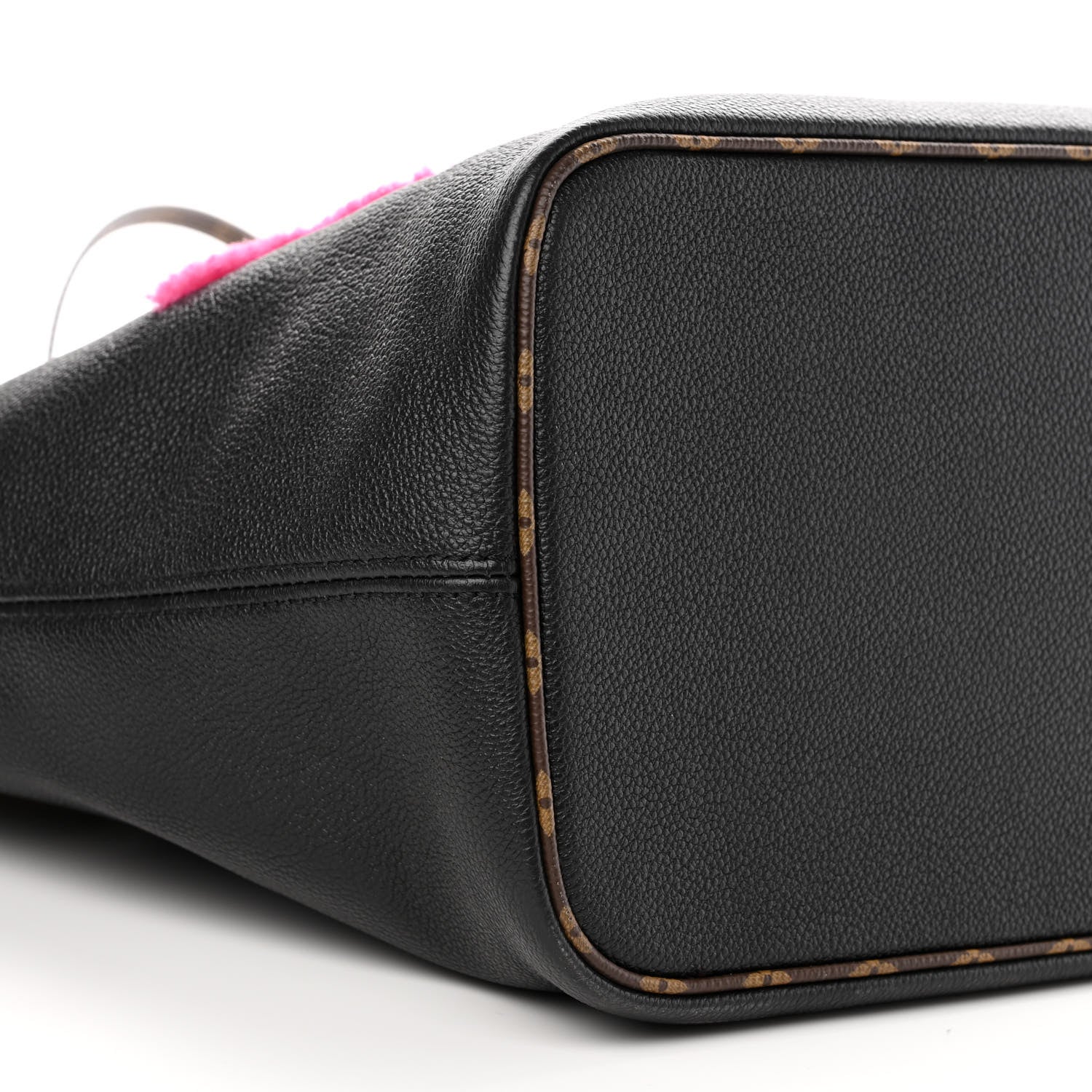 Louis Vuitton Calfskin Monogram Teddy Neverfull MM Black 10 of 11