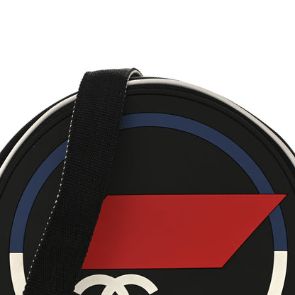 Chanel Canvas Rubber Airlines Crossbody Black White Red 8 of 14