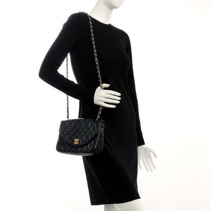 Chanel Lambskin Quilted Small Single Flap Black 2 of 11