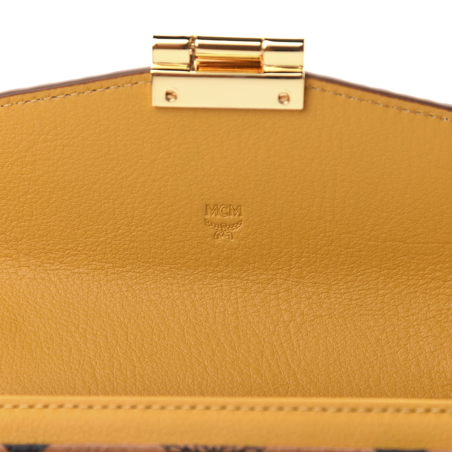 Visetos Large Patricia Wallet On Chain Cognac