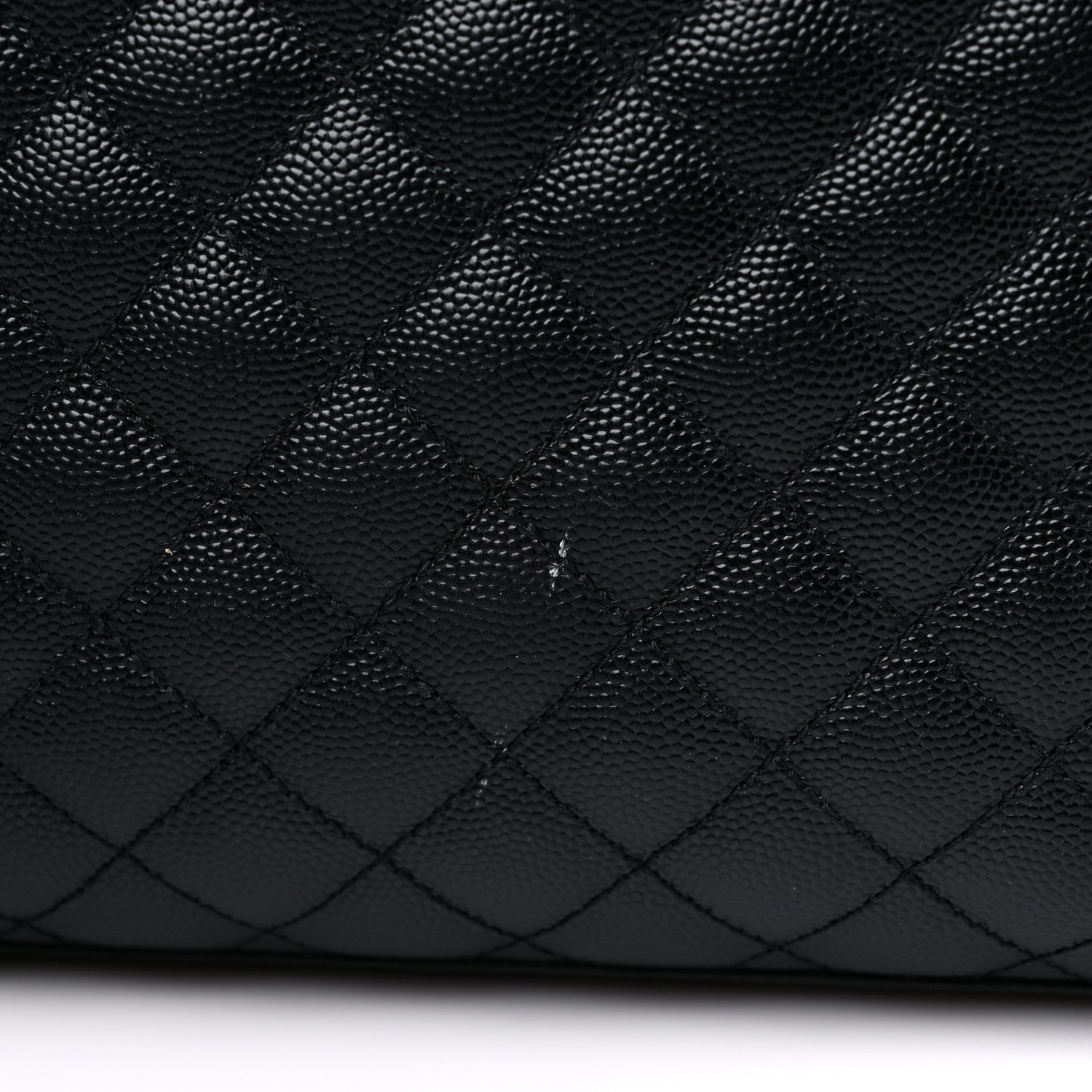 Saint Laurent Grain De Poudre Textured Mixed Matelasse Large Triquilt Monogram Satchel Black 15 of 19
