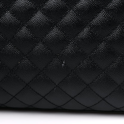 Saint Laurent Grain De Poudre Textured Mixed Matelasse Large Triquilt Monogram Satchel Black 15 of 19