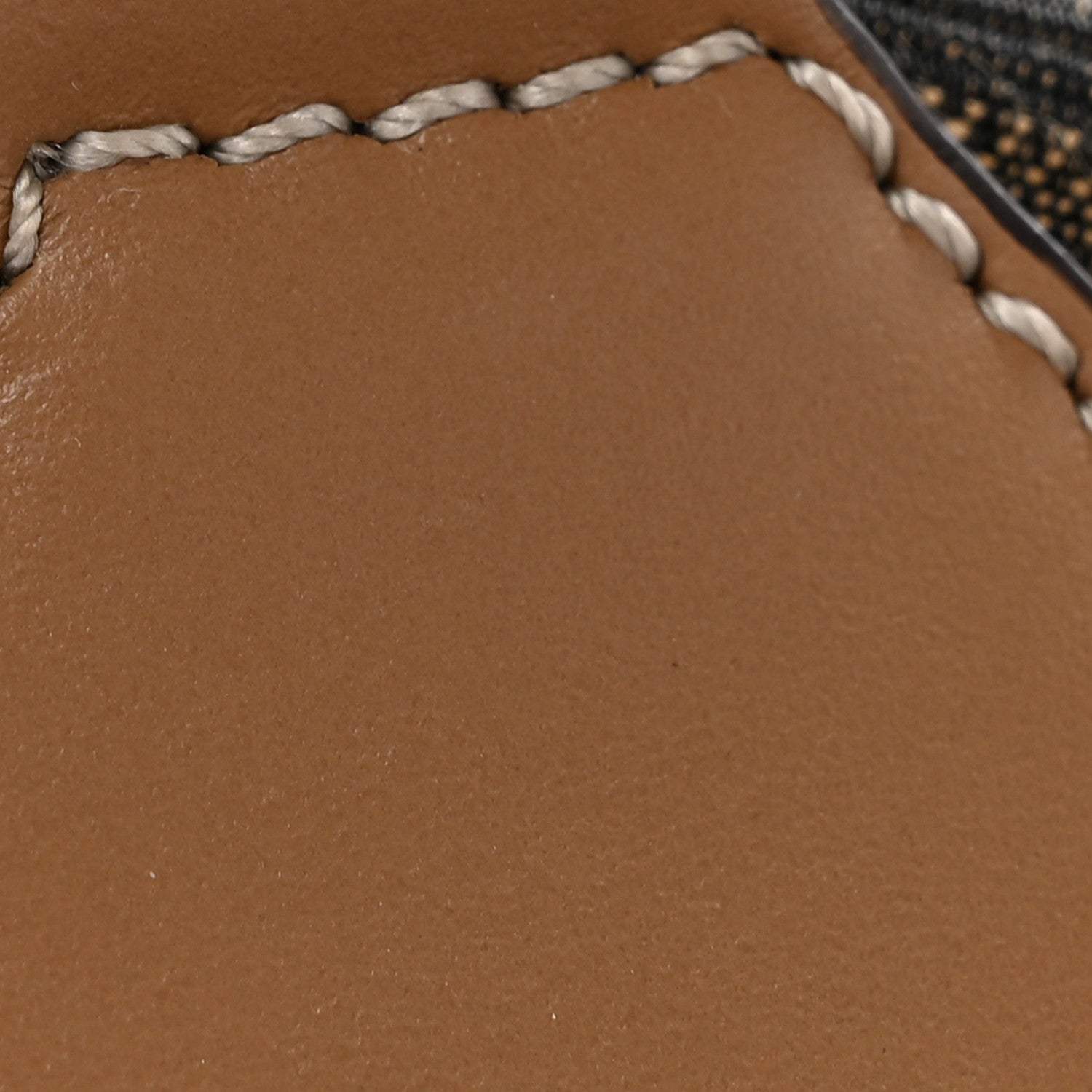 Fendi Recycled Fabric Jacquard Vitello King FF 1974 Baguette Soft Trunk Tobacco Moro Sand 11 of 12