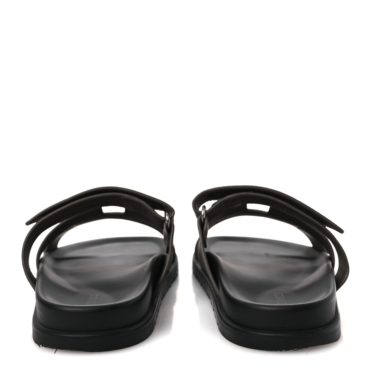 Hermes Epsom Womens Chypre Sandals 39 Etoupe 6 of 12