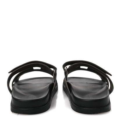 Hermes Epsom Womens Chypre Sandals 39 Etoupe 6 of 12