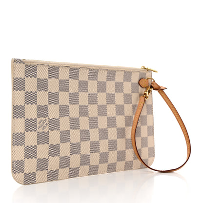 Louis Vuitton Damier Azur Neverfull MM GM Pochette 4 of 8