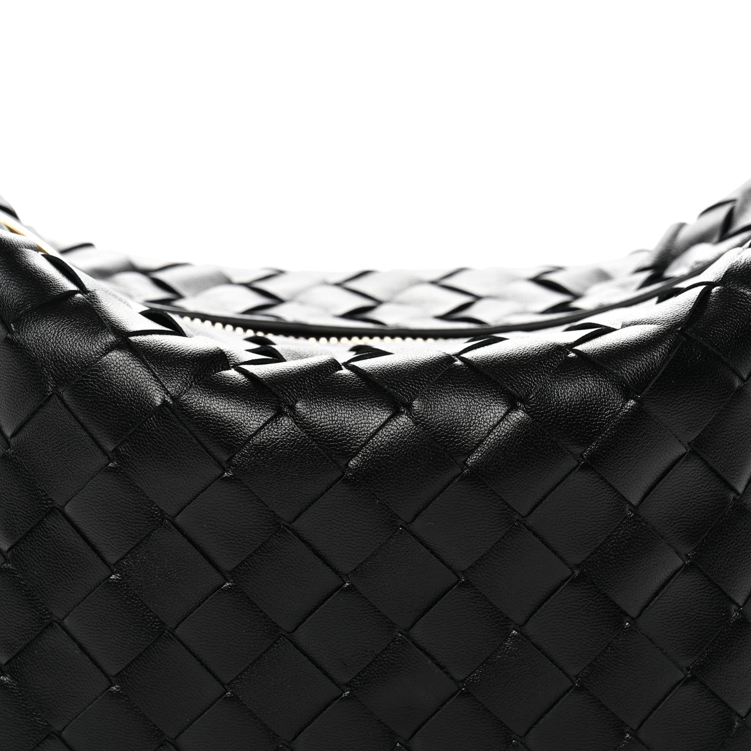 Bottega Veneta Calfskin Nappa Intrecciato Mini Wallace Black Black 8 of 12