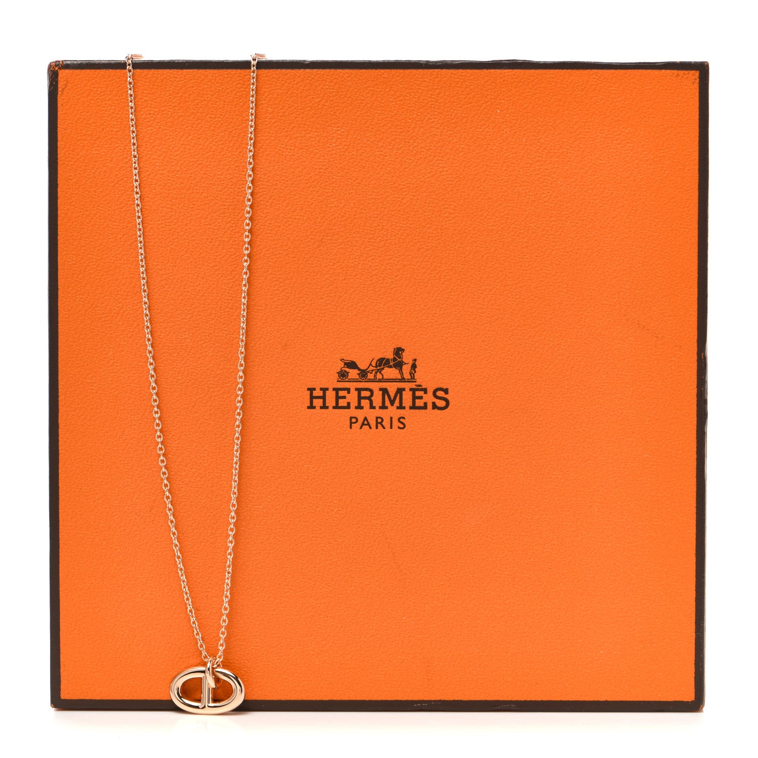 Hermes 18K Rose Gold PM Farandole Pendant Necklace 6 of 6