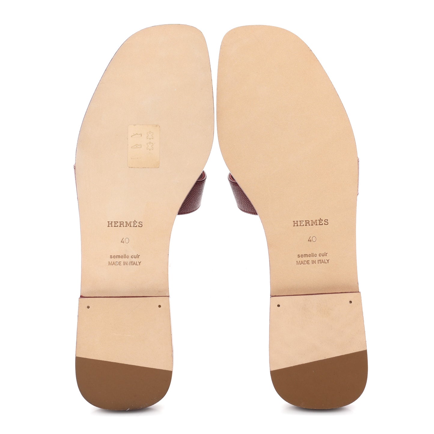 Epsom Oran Sandals 40 Rouge H