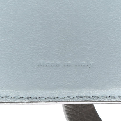 Celine Grained Calfskin Medium Multifunction Strap Wallet Pebble Mineral 7 of 9