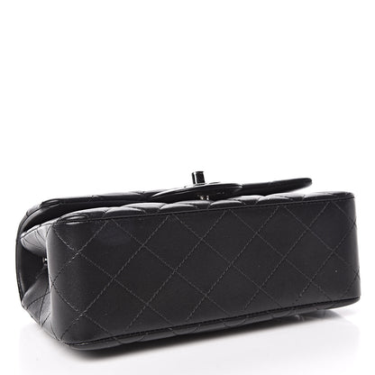 Chanel Lambskin Quilted Mini Rectangular Flap Black 4 of 10