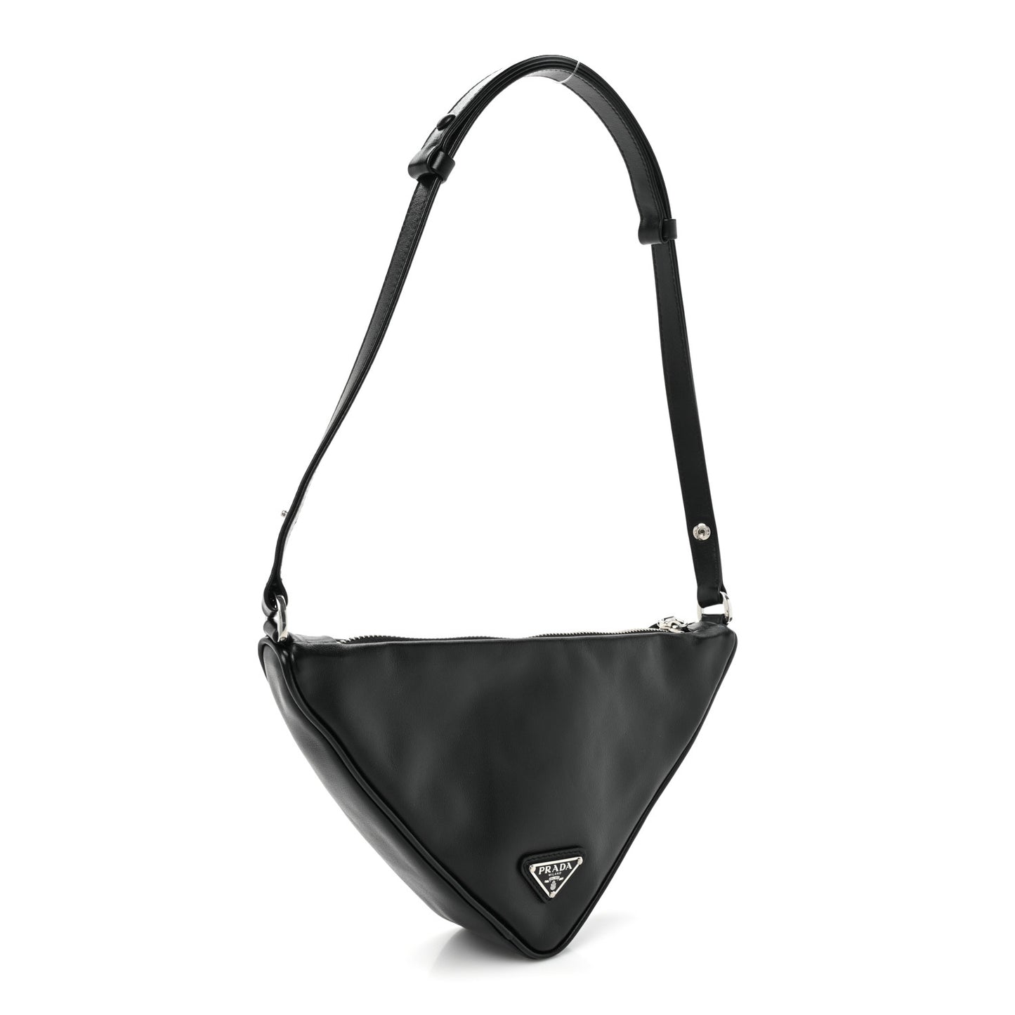Grace Lux Triangle Pouch Black