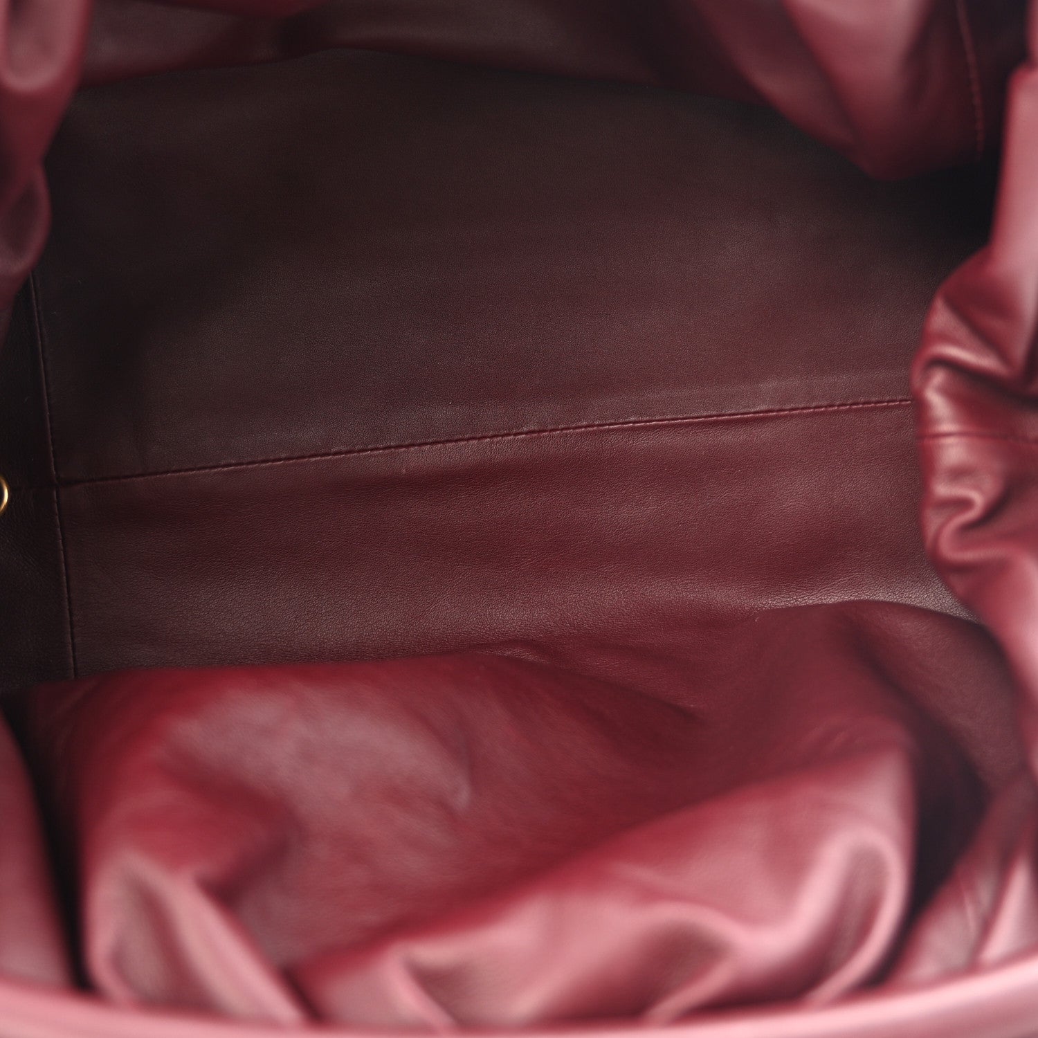 Bottega Veneta Smooth Butter Calf The Pouch Oversized Clutch Bordeaux 5 of 8
