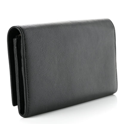 Saint Laurent Chevre Belle De Jour Flap Wallet Black 4 of 8