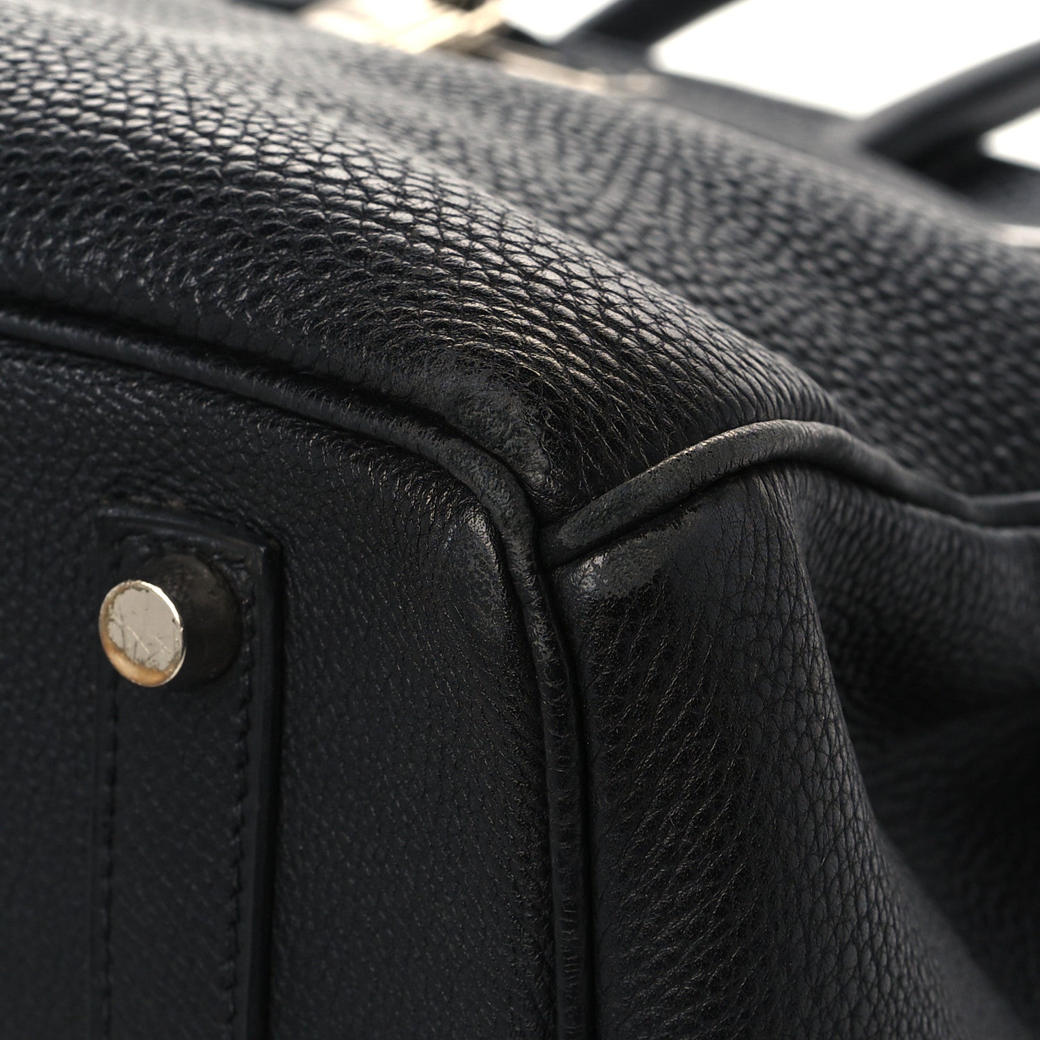 Hermes Taurillon Clemence Birkin 35 Black 17 of 22