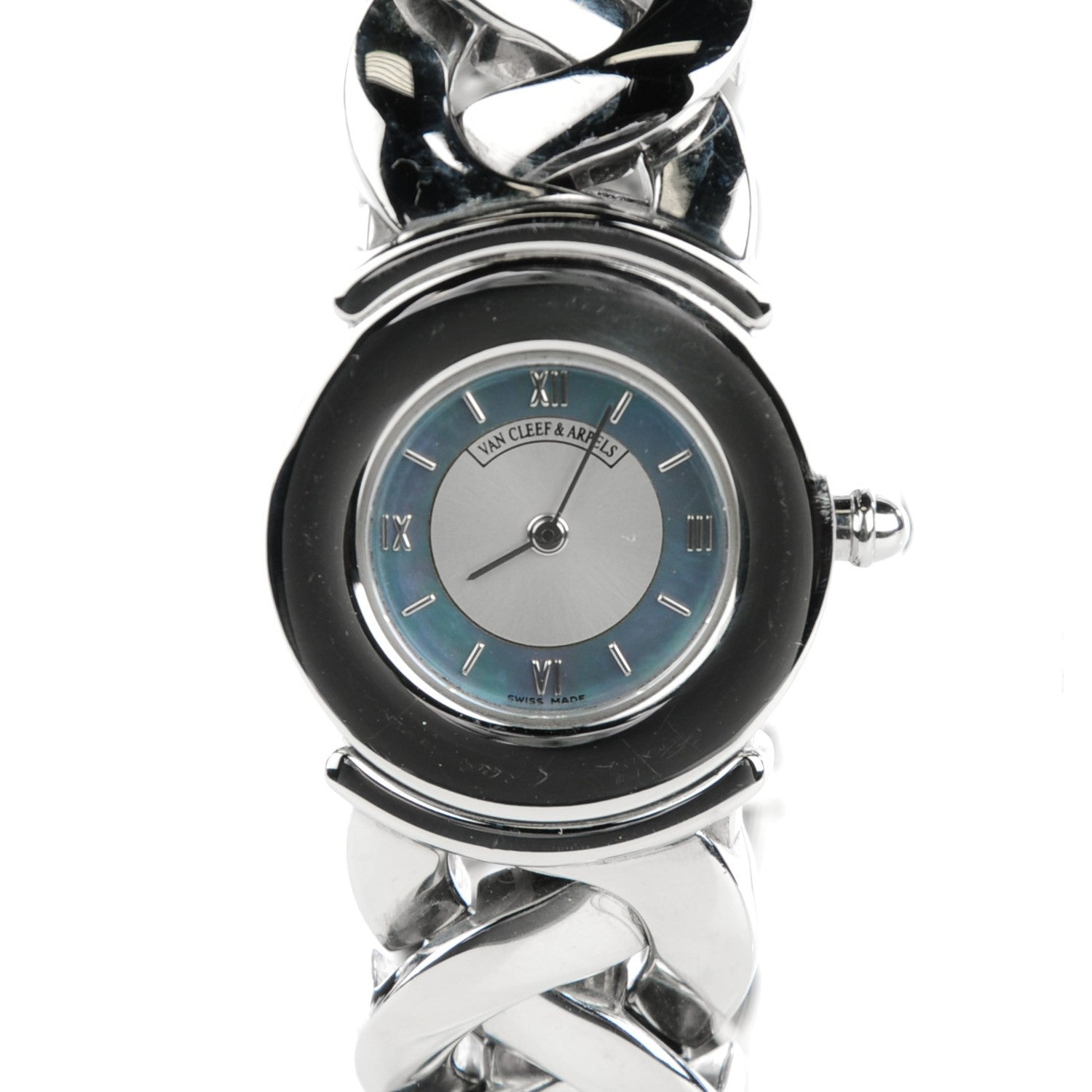 Van Cleef & Arpels Stainless Steel 24mm Signature Quartz Watch 1 of 7
