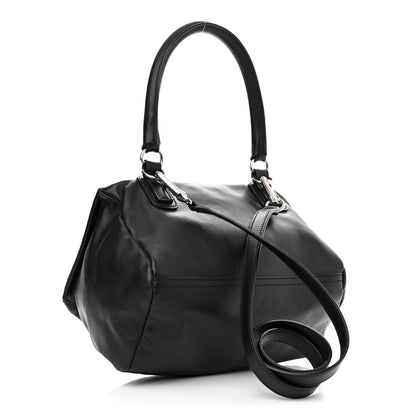 Givenchy Sugar Goatskin Velvet Logo Small Pandora Black 3 of 12