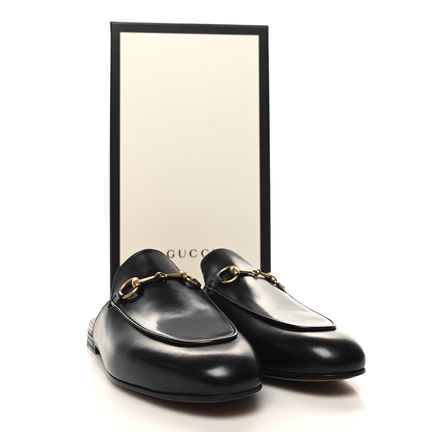 Gucci Calfskin Womens Princetown Slippers 38.5 Black 9 of 9