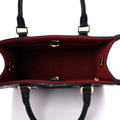 Louis Vuitton Empreinte Monogram Giant Onthego PM Black Beige 5 of 8