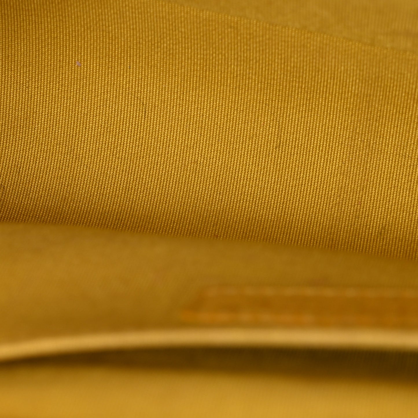 Calfskin Chevron Embroidered Medium Flap Yellow