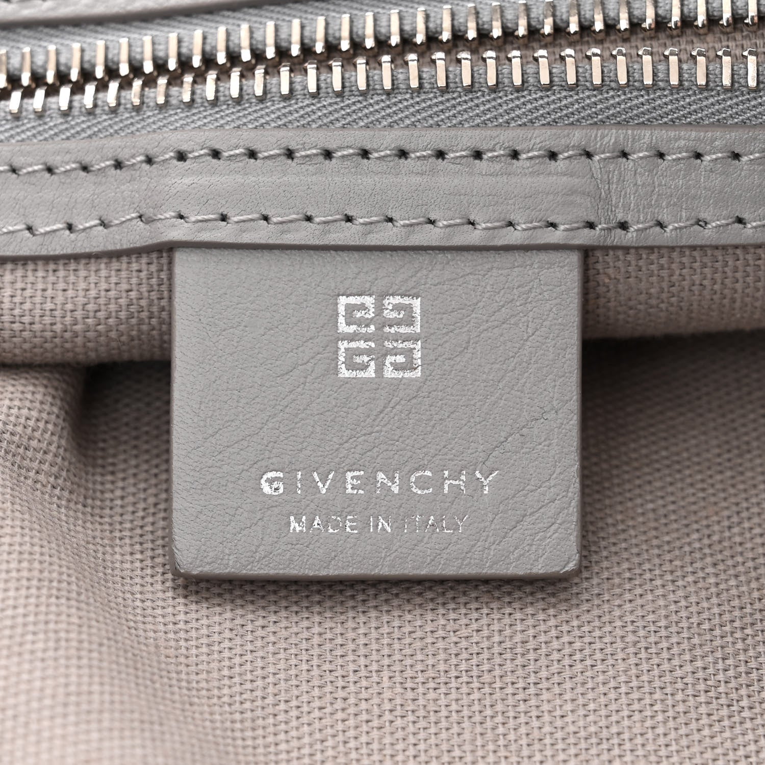 Givenchy Calfskin Medium Voyou Bag Light Grey 6 of 10
